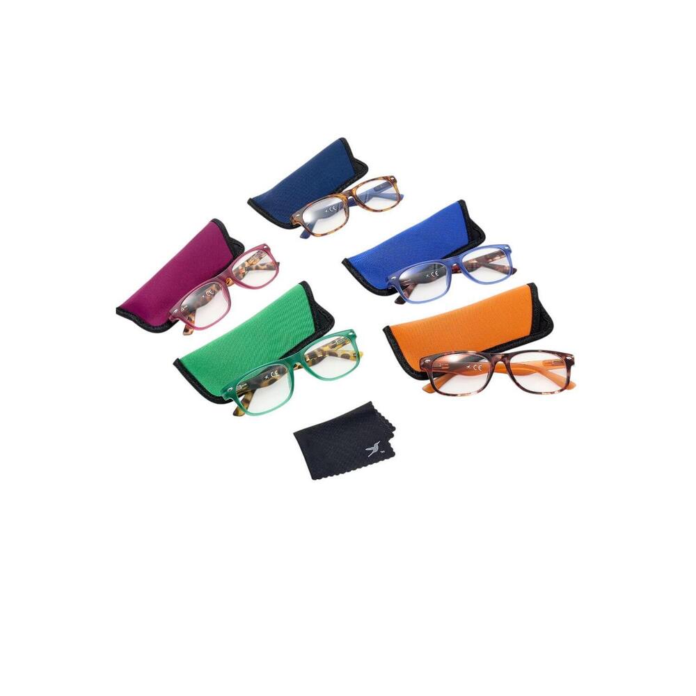 Hummingbird 5-pack Set "Lawrence" Blue Light Readers Glasses